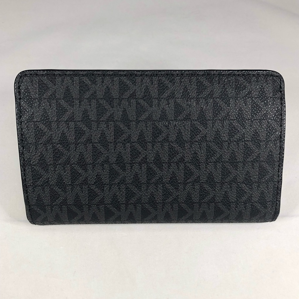 Michael Kors Slim Bifold Wallet Black - Picture 2 of 7